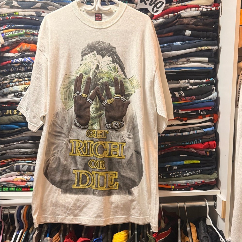 Graphic Tee Get Rich Or D13